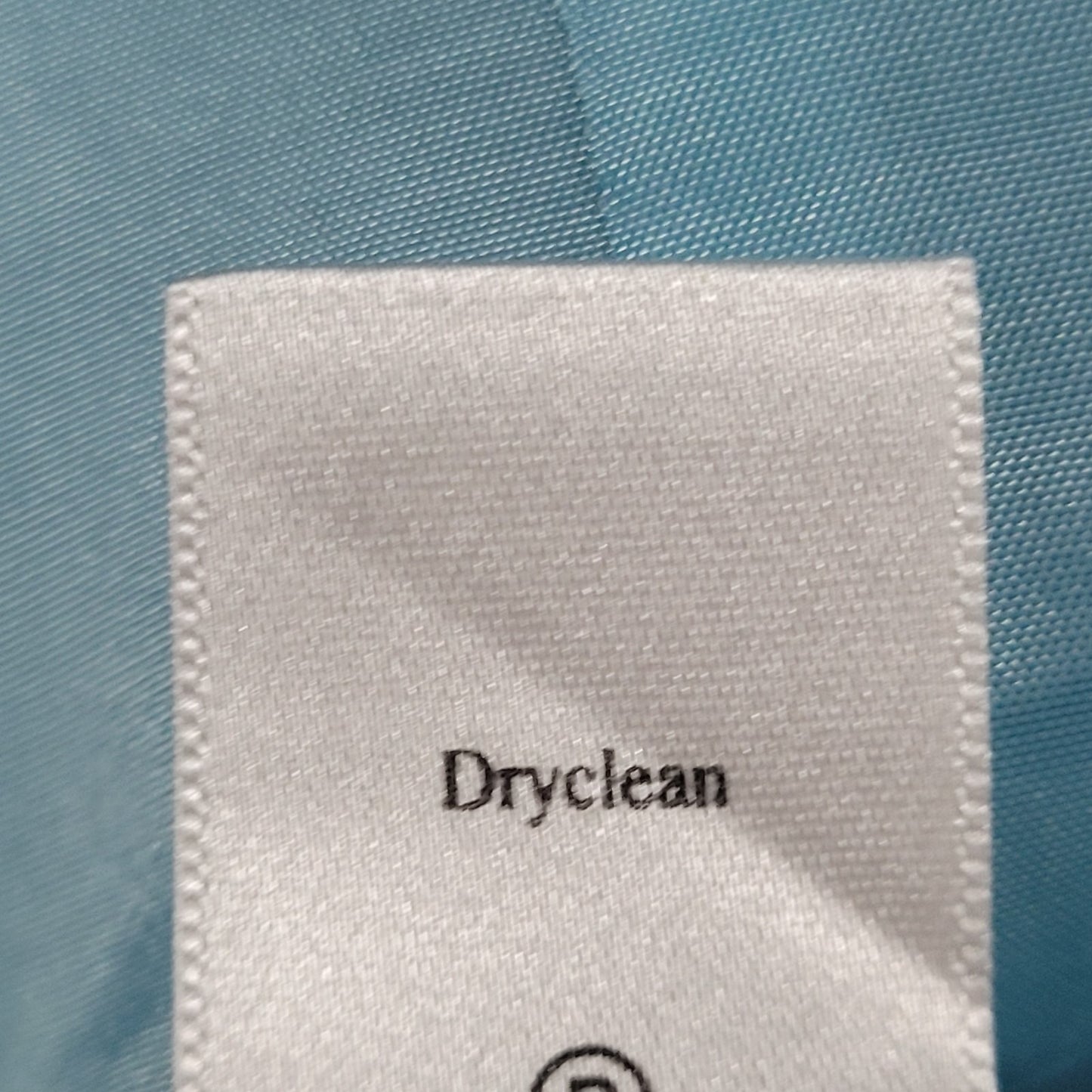 Coldwater Creek Blue Silk Linen Open Lined Long Sleeve Vented Notch Jacket PL
