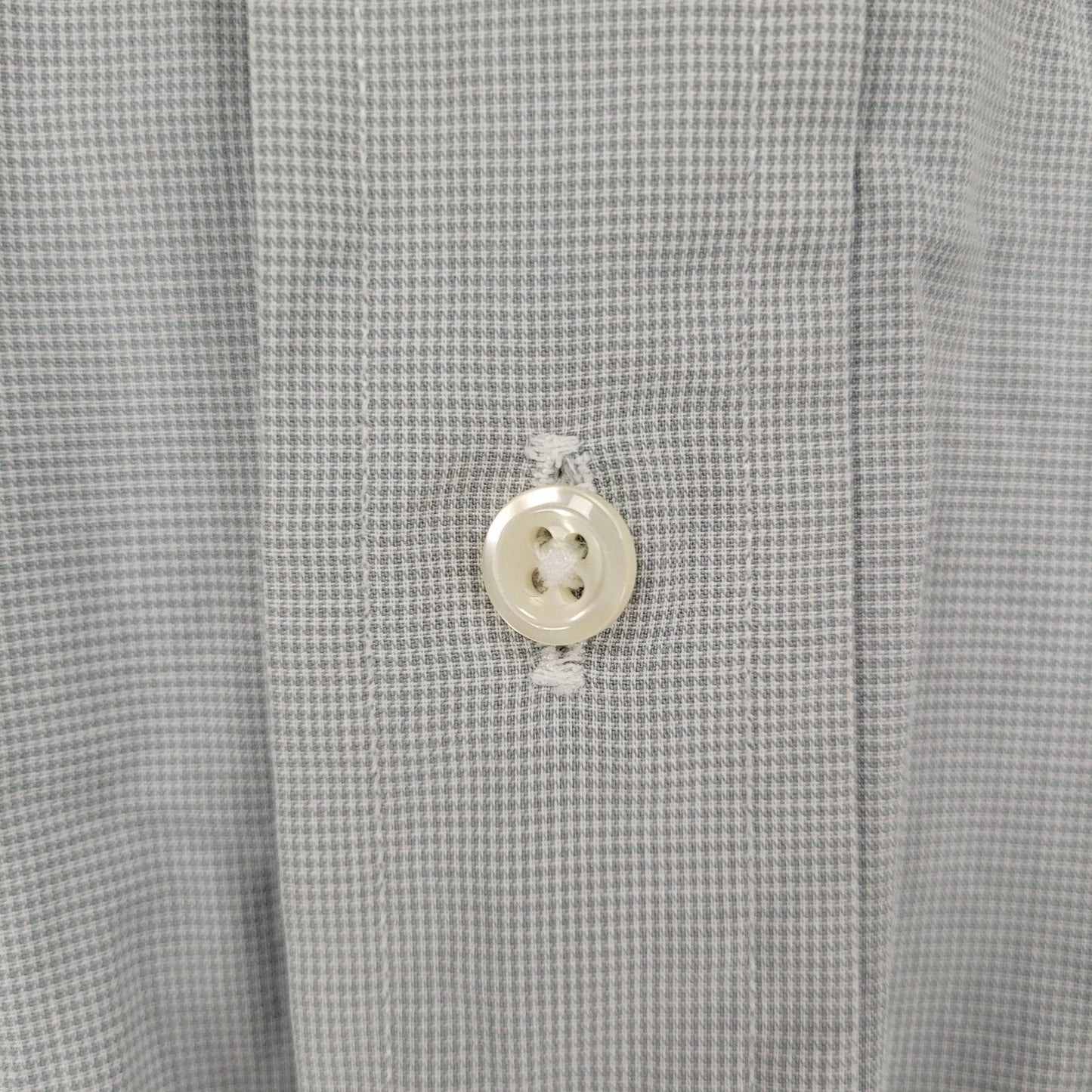M. Goldberg Clothier Grey Cotton Button Down Long Sleeve Dress Shirt 16.5-33