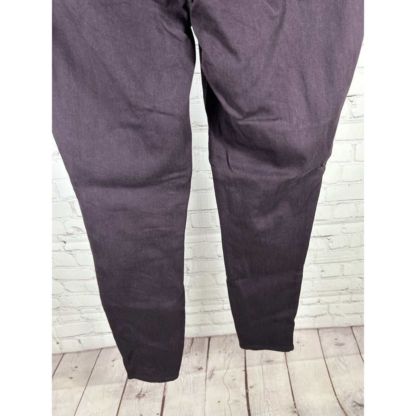 Kut from the Kloth Jeans Ankle Skinny Jeans Dark Purple Stretch Denim 6 (30x26)