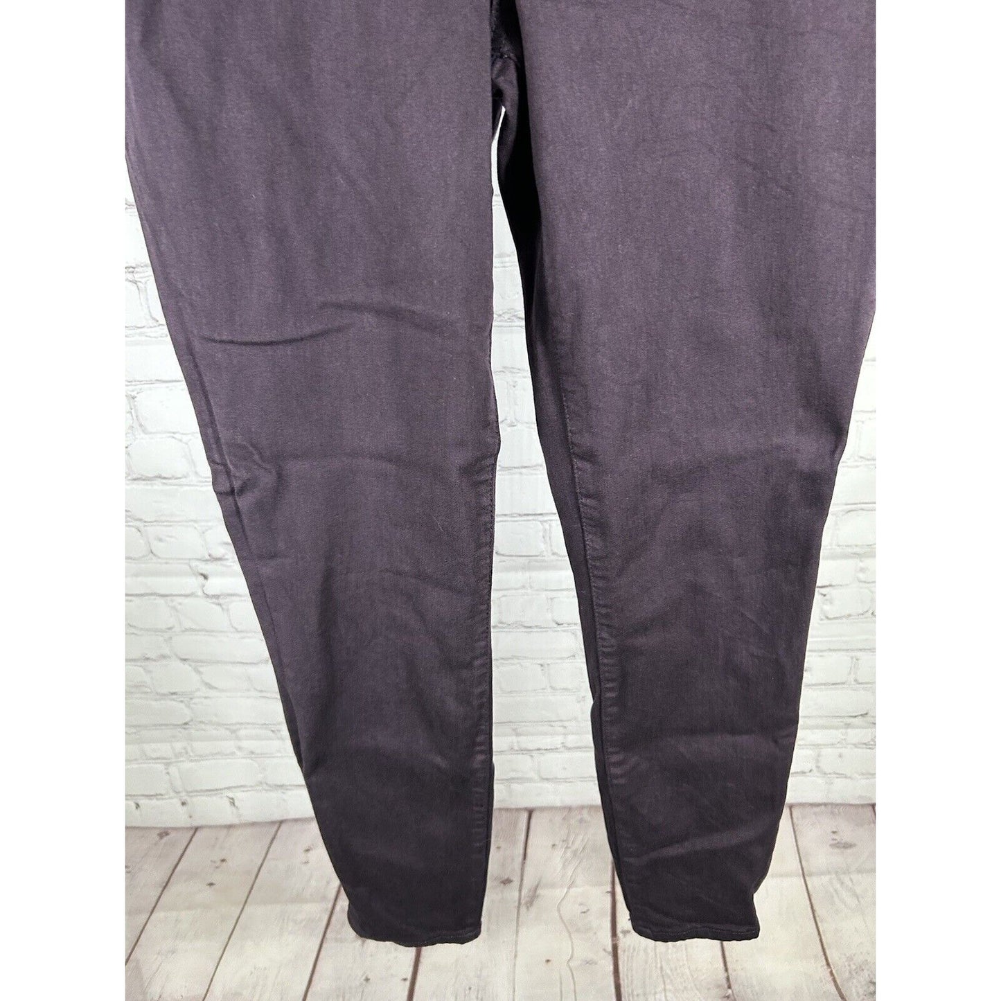 Kut from the Kloth Jeans Ankle Skinny Jeans Dark Purple Stretch Denim 6 (30x26)