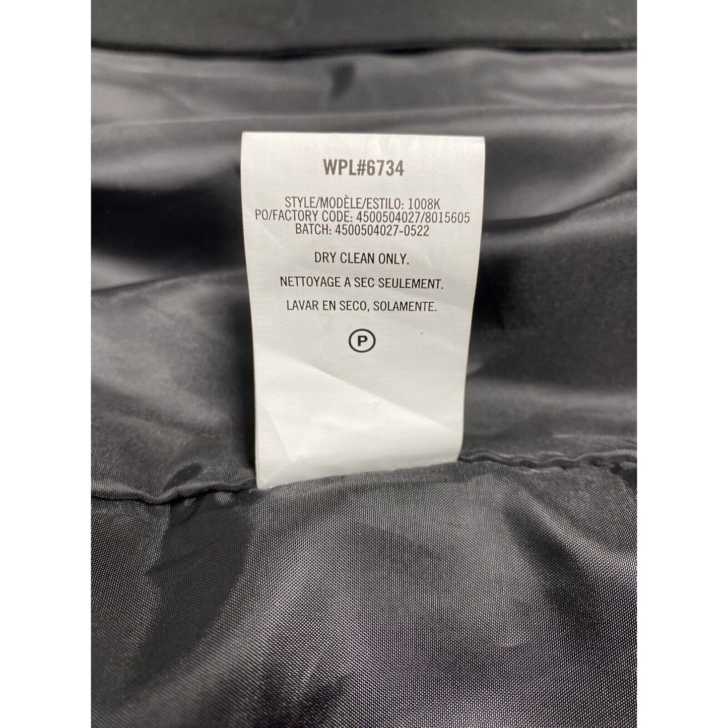 Van Heusen Black Two Button Blazer Notch Lapel Boys Size 14 Husky