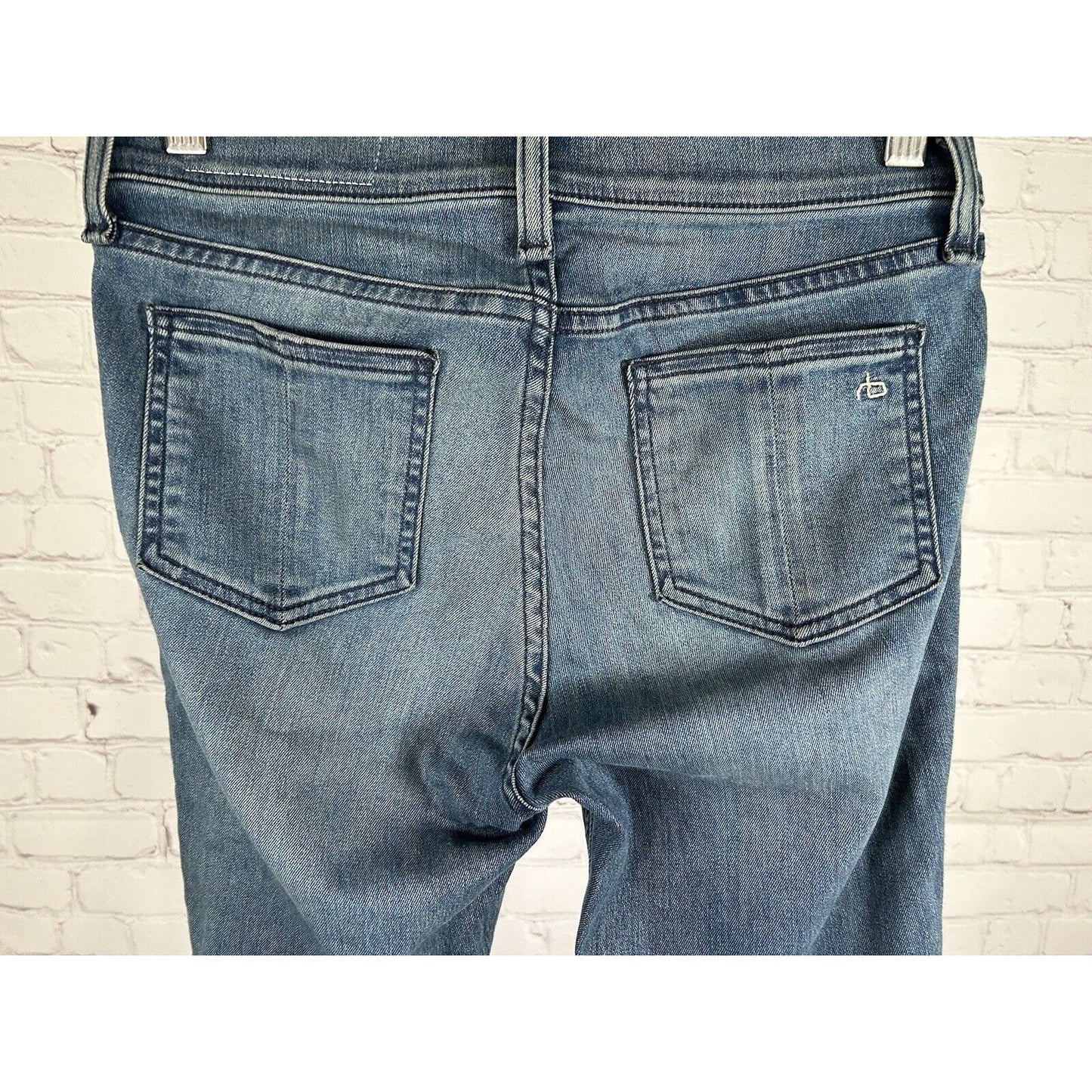 Rag & Bone Blue Medium Wash High Rise Legging Women’s Jeans Size 26 (28 x 31)
