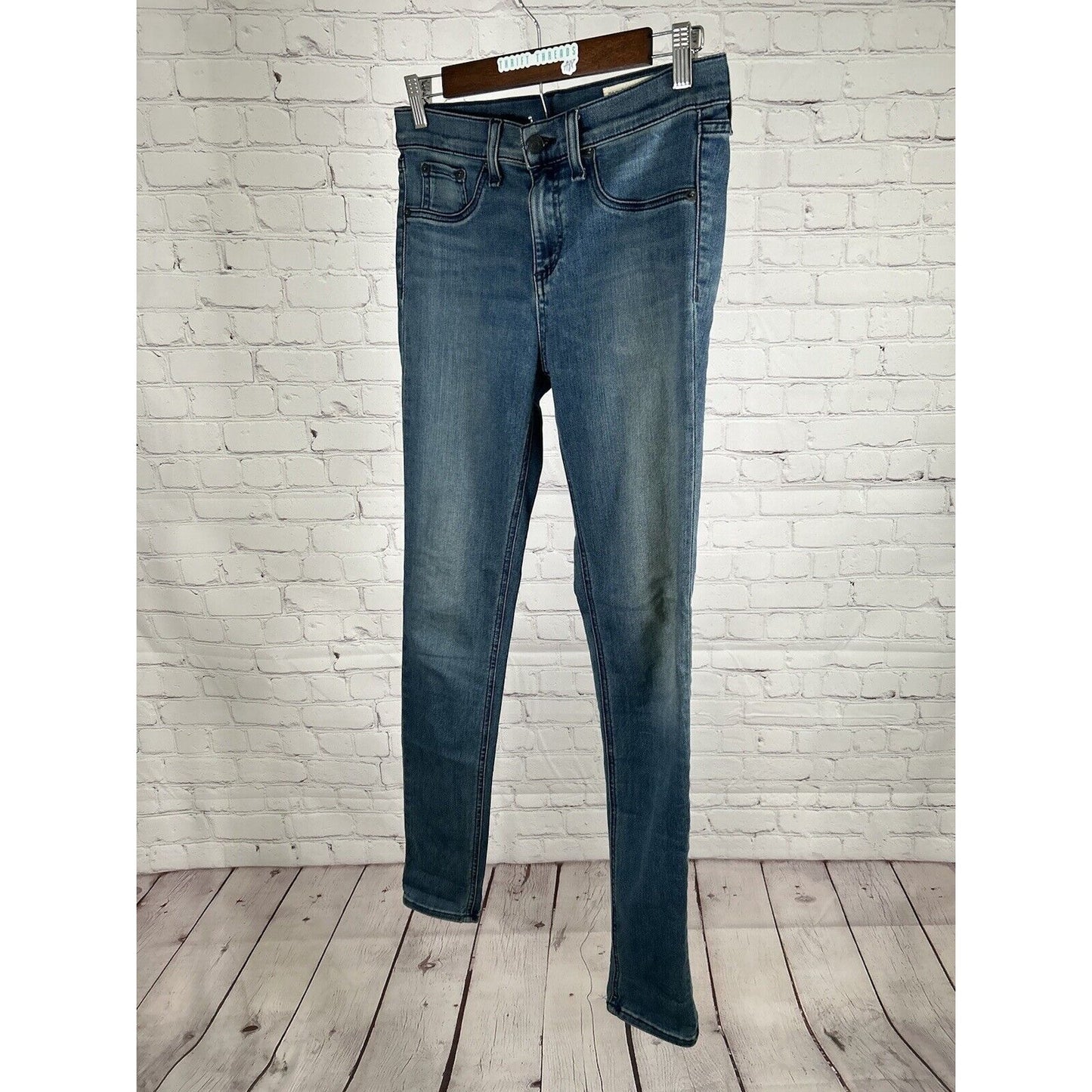 Rag & Bone Blue Medium Wash High Rise Legging Women’s Jeans Size 26 (28 x 31)