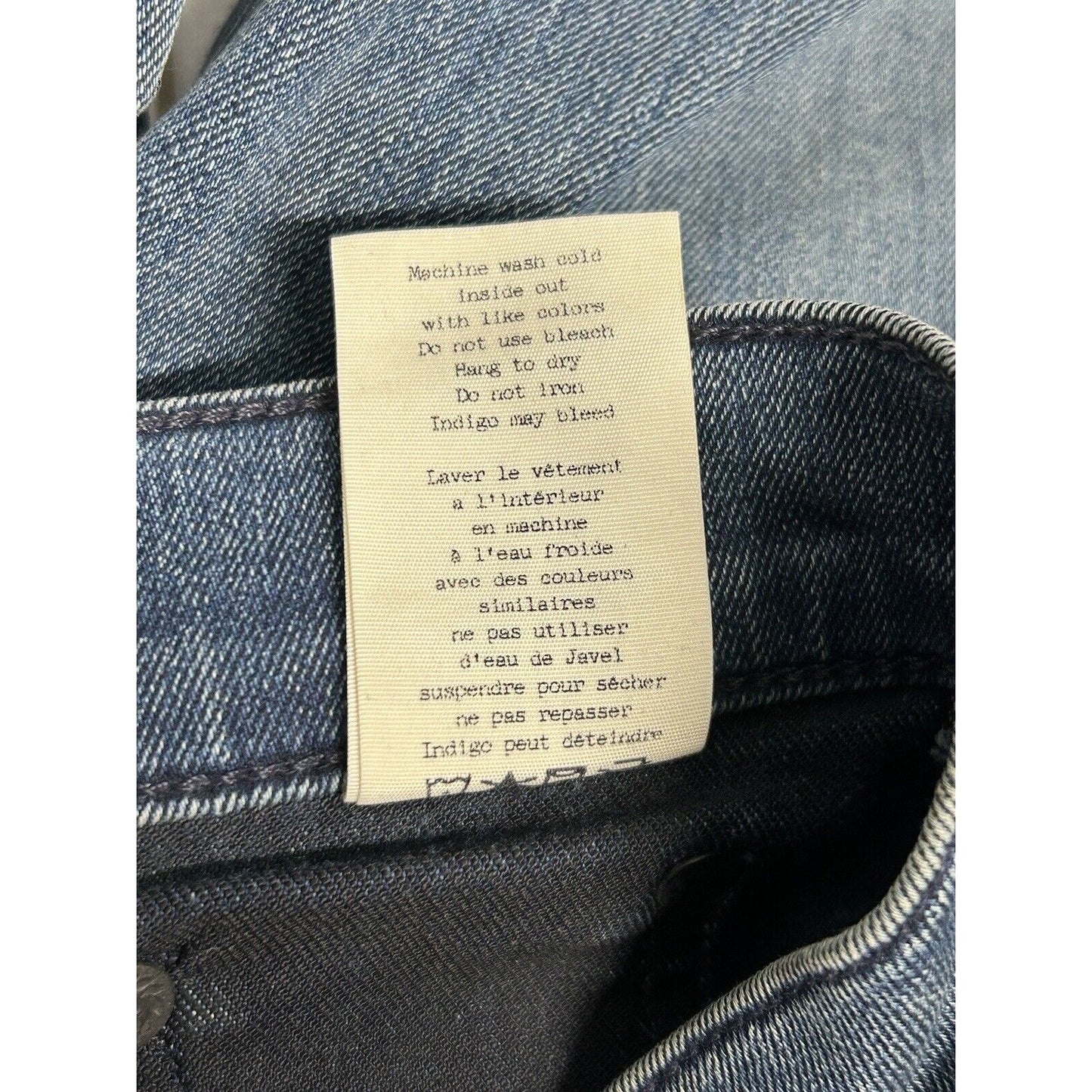 Rag & Bone Blue Medium Wash High Rise Legging Women’s Jeans Size 26 (28 x 31)