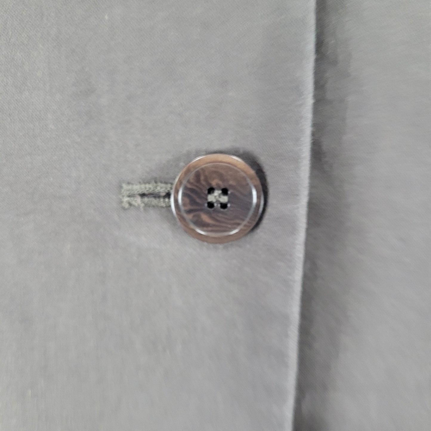 Ann Taylor Brown Cotton Blend Stretch Buttoned Notch Blazer Suit Jacket Size 8P