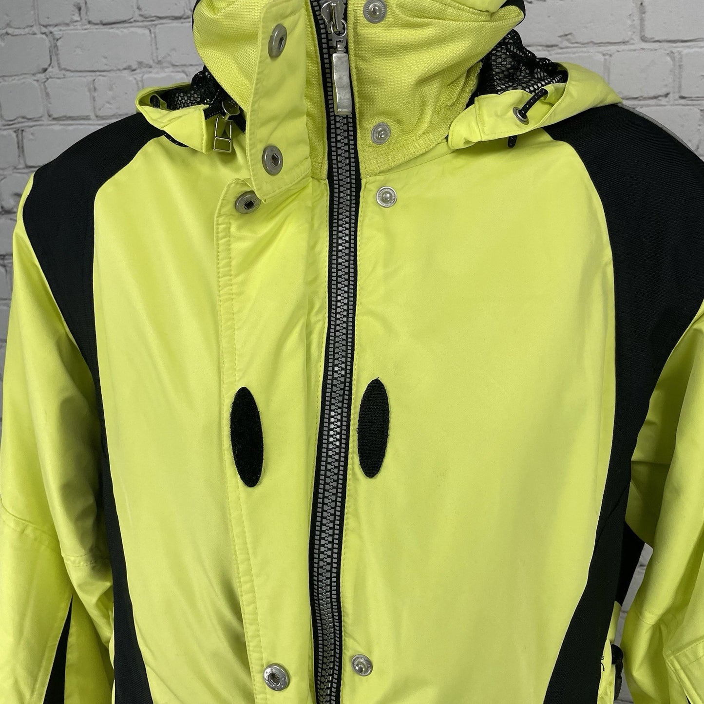 Obermeyer Yellow Sao Paolo Jacket Ski 10,000mm Waterproof Hooded Duroguard 8