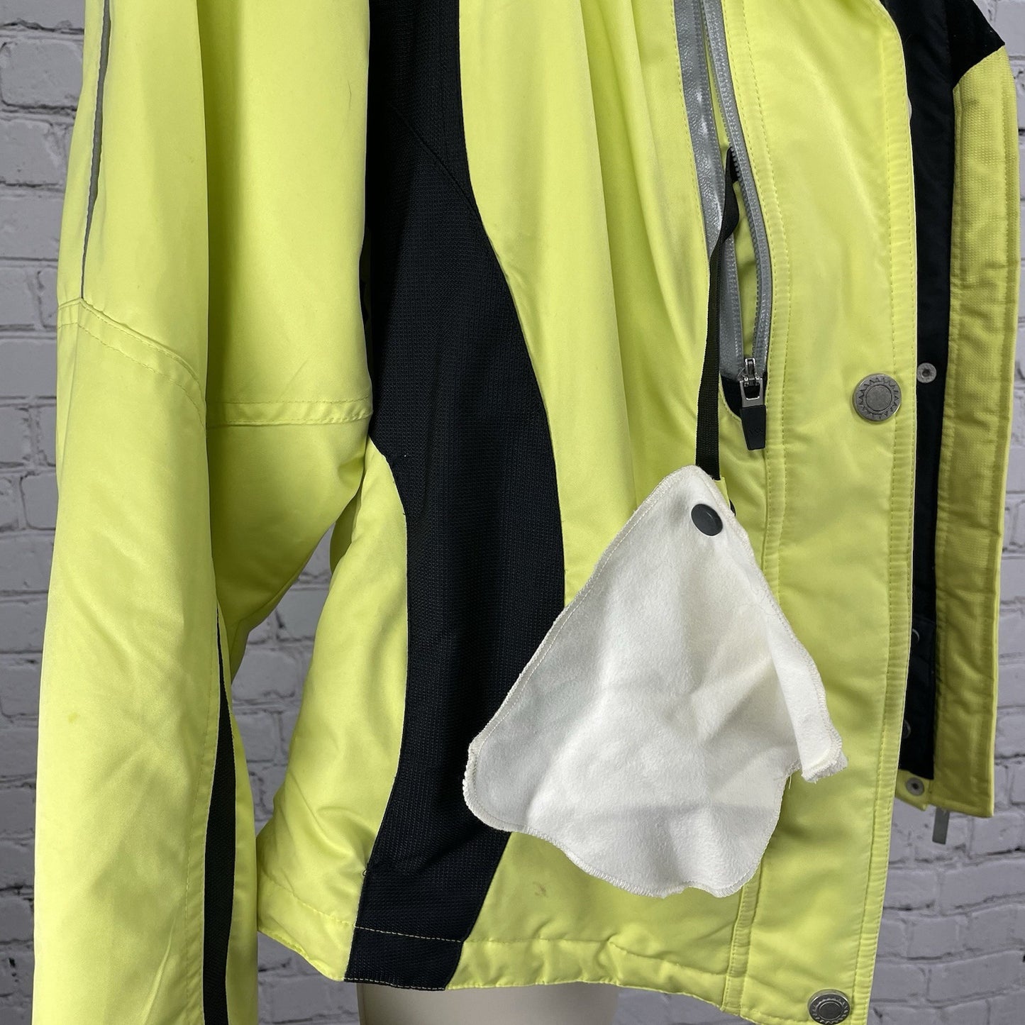 Obermeyer Yellow Sao Paolo Jacket Ski 10,000mm Waterproof Hooded Duroguard 8