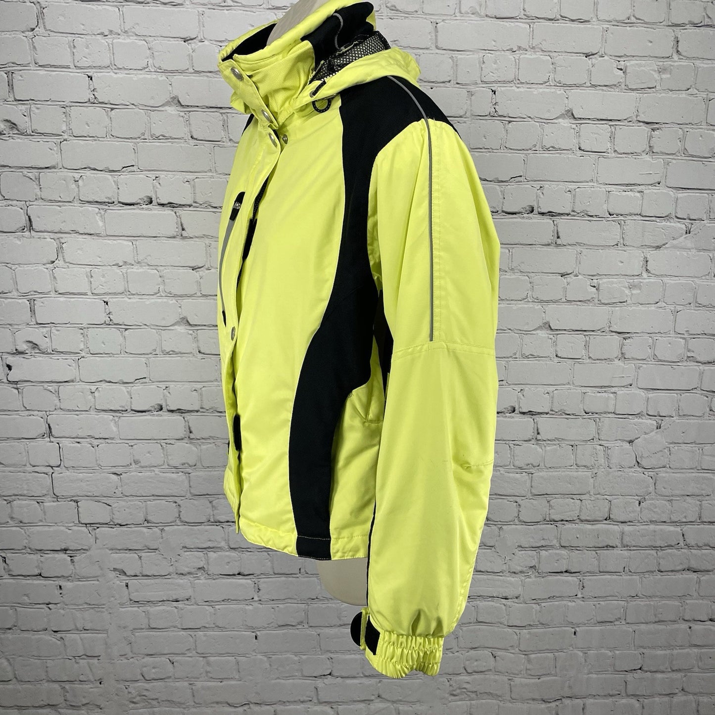 Obermeyer Yellow Sao Paolo Jacket Ski 10,000mm Waterproof Hooded Duroguard 8