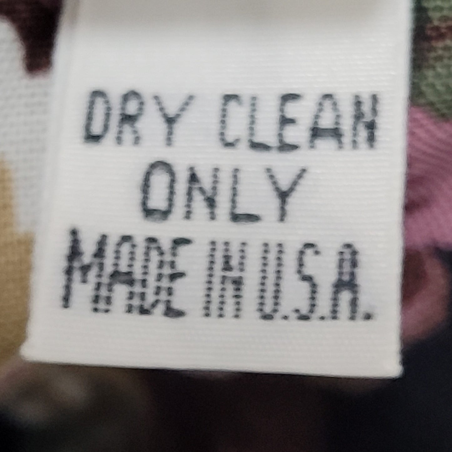 NWT VTG Act I Black Floral Lace Accents Long Sleeve Dress USA Made Size 13-14