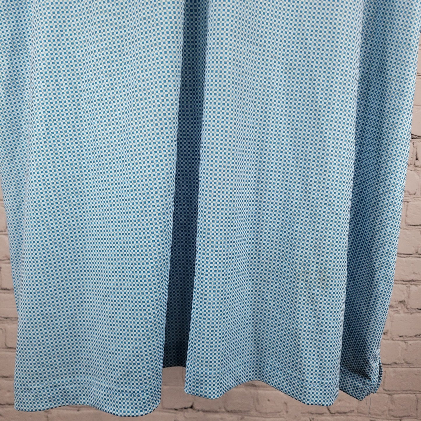 Callaway Blue Geometric Opti-Dri Stretch Golf Short Sleeve Polo Shirt Size XXL