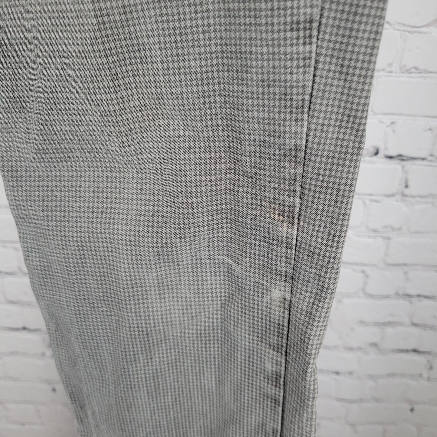J Brand Rustic Bat Grey 100% Cotton Houndstooth Slim Jeans Size 31 (31x34)
