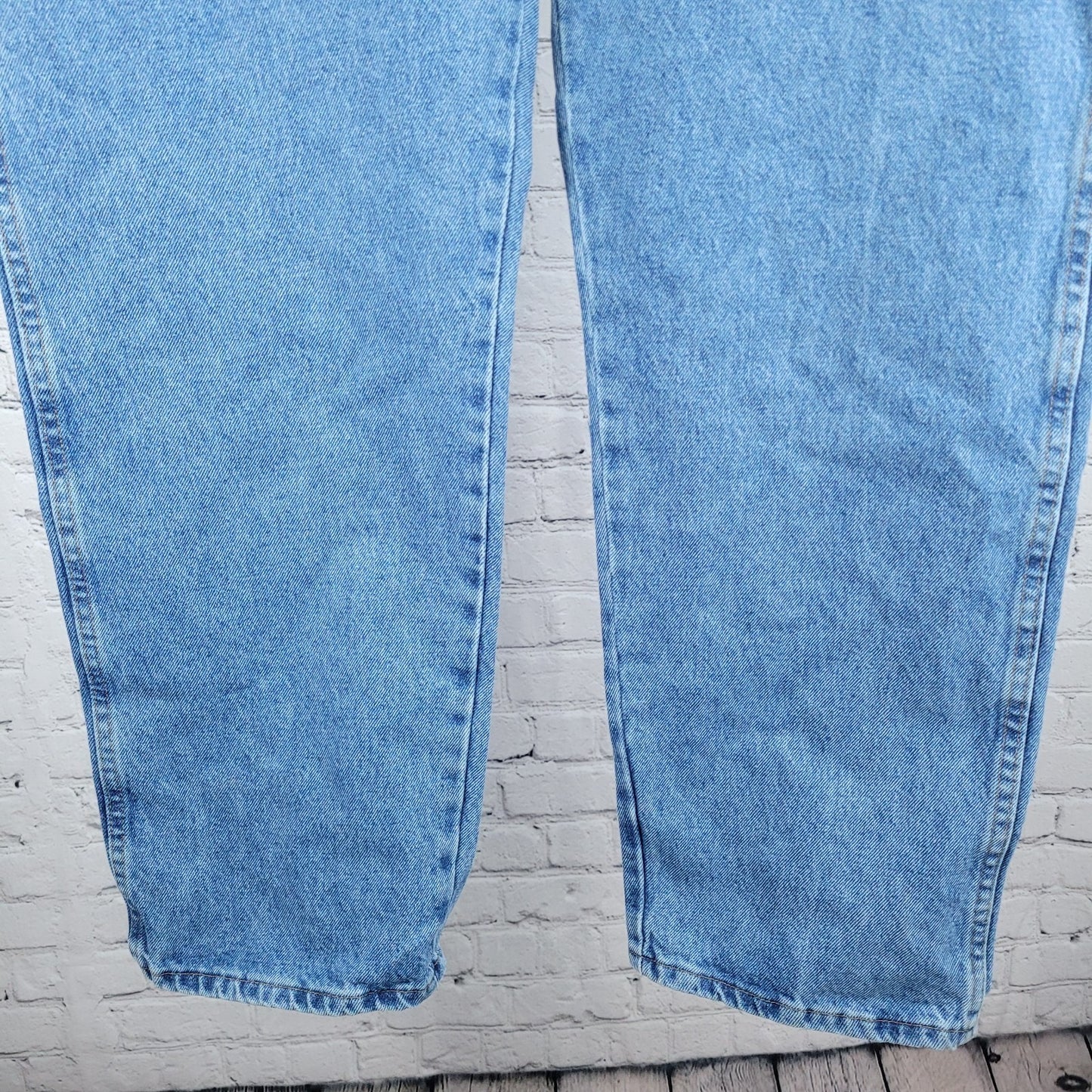 NWT Rustler By Wrangler Blue Heavyweight Denim Straight Leg Jeans Size (44x32)