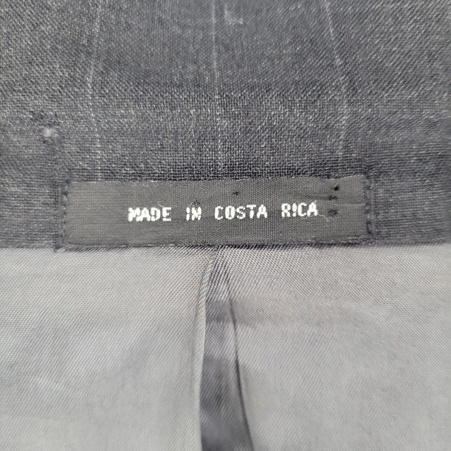 Jos A Bank Grey 100% Wool Pinstriped 2 Button Blazer Sport Coat Size 46L