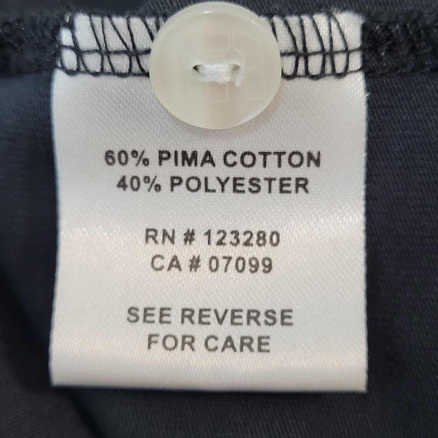 Travis Mathew Barton Creek Texas Pima Cotton Blend Short Sleeve Polo Shirt XL