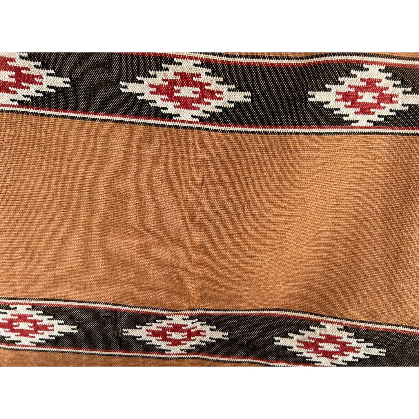 Pearl Southern Couture Burnt Orange Woven The Navajo Skirt A66 Pencil Skirt S