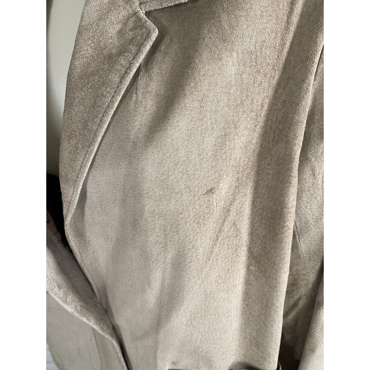 Unbranded Brown 100% Genuine Leather Single Button Blazer Jacket Women’s M