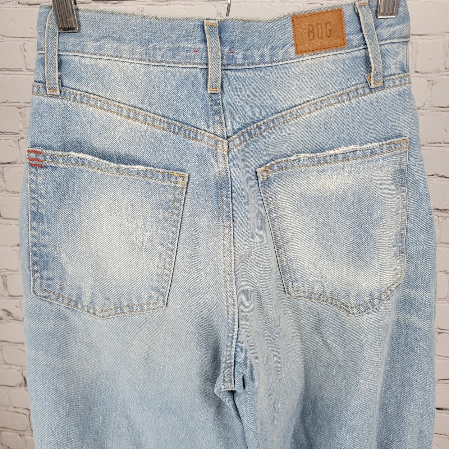 BDG Urban Outfitters Skater Baggy Distressed Denim Jeans Size 24 (24x33)