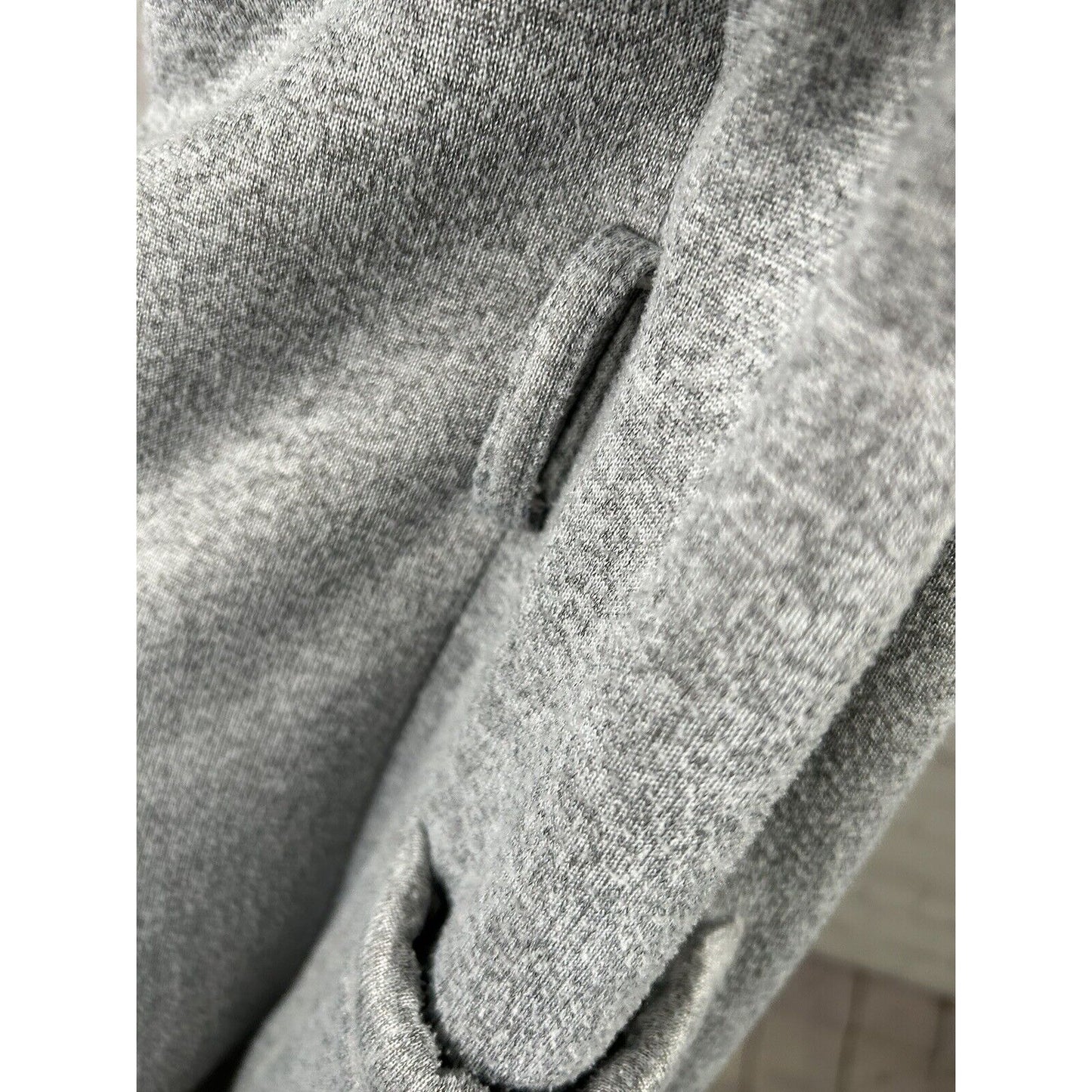 Tahari Solid Gray Fleece Lined Long Sleeve Hooded Waist Tie Robe/ Jacket L