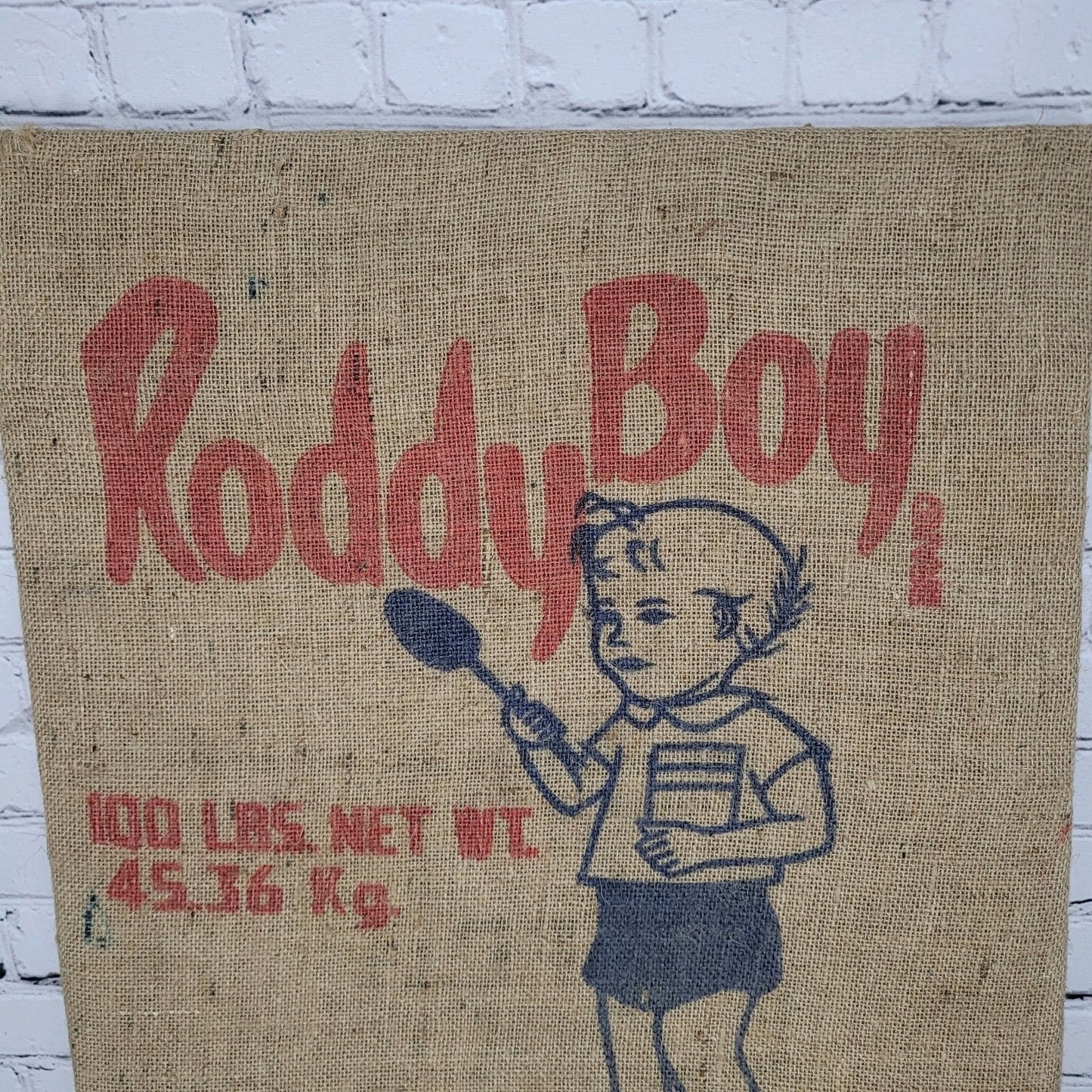 VTG Lot Of 3 CA Pin Up Lehr Bros Roddy Boy Galaxie Potato Burlap Sack Art USA