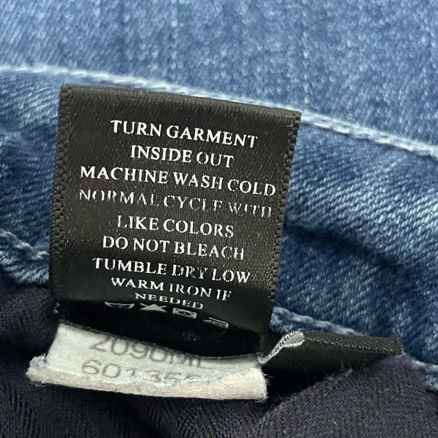Parker Smith Blue Jeans Boss Lady Straight Leg Made In USA Stretch Size 31