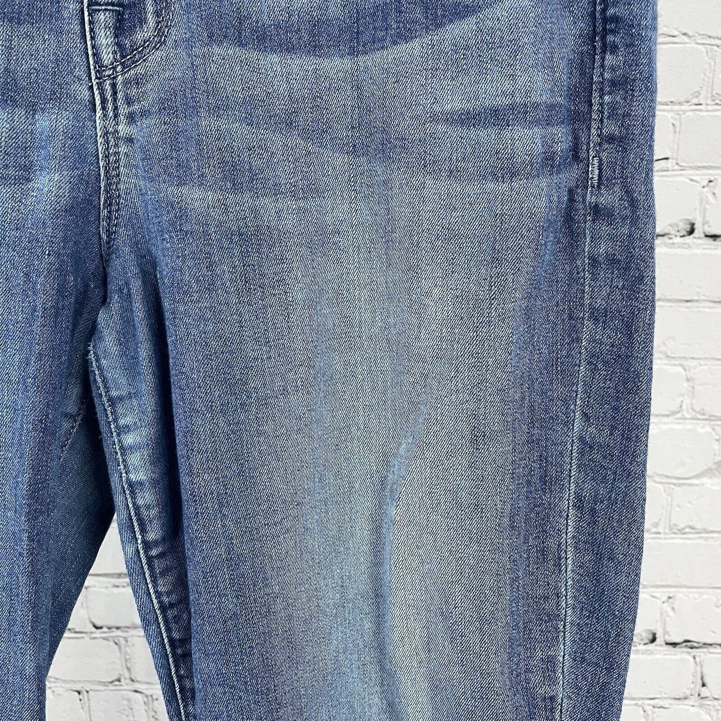 Parker Smith Blue Jeans Boss Lady Straight Leg Made In USA Stretch Size 31