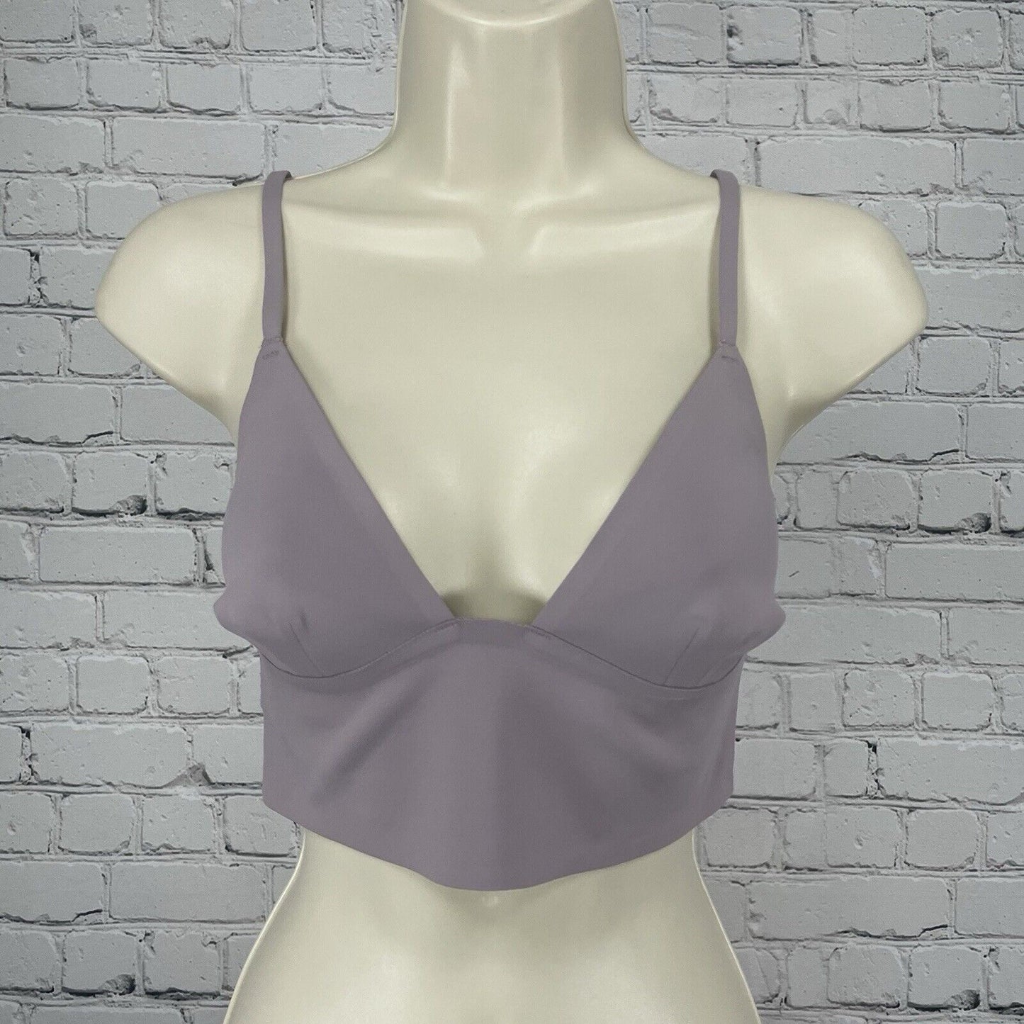 Free People Purple Intimately Stretch Bralette Unlined Lightweight Size Small S