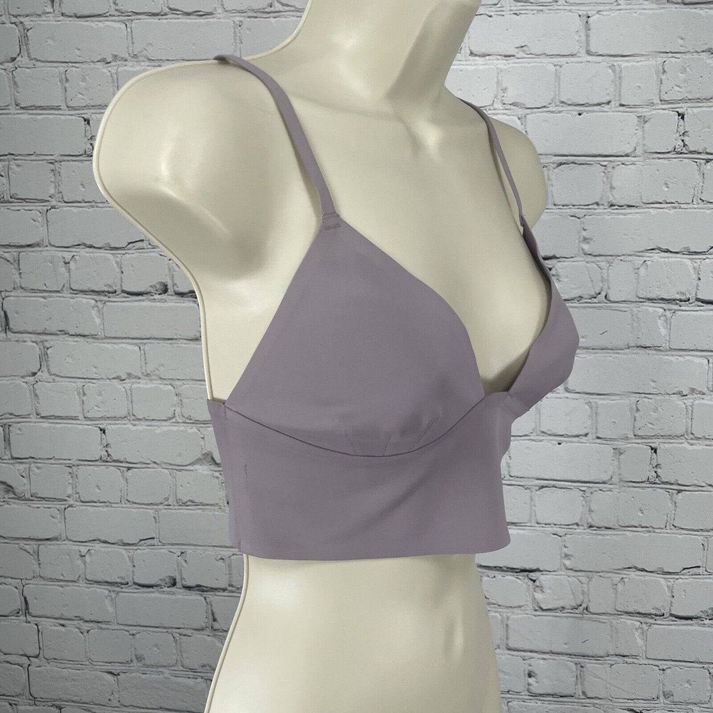 Free People Purple Intimately Stretch Bralette Unlined Lightweight Size Small S