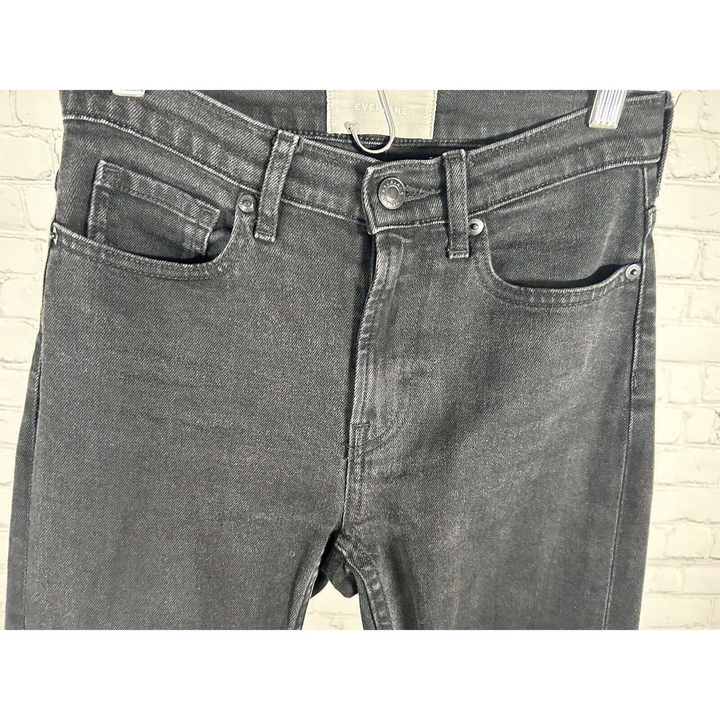 EVERLANE Black High Rise Skinny Ankle Jeans Women’s Size 25 (25 x 26)