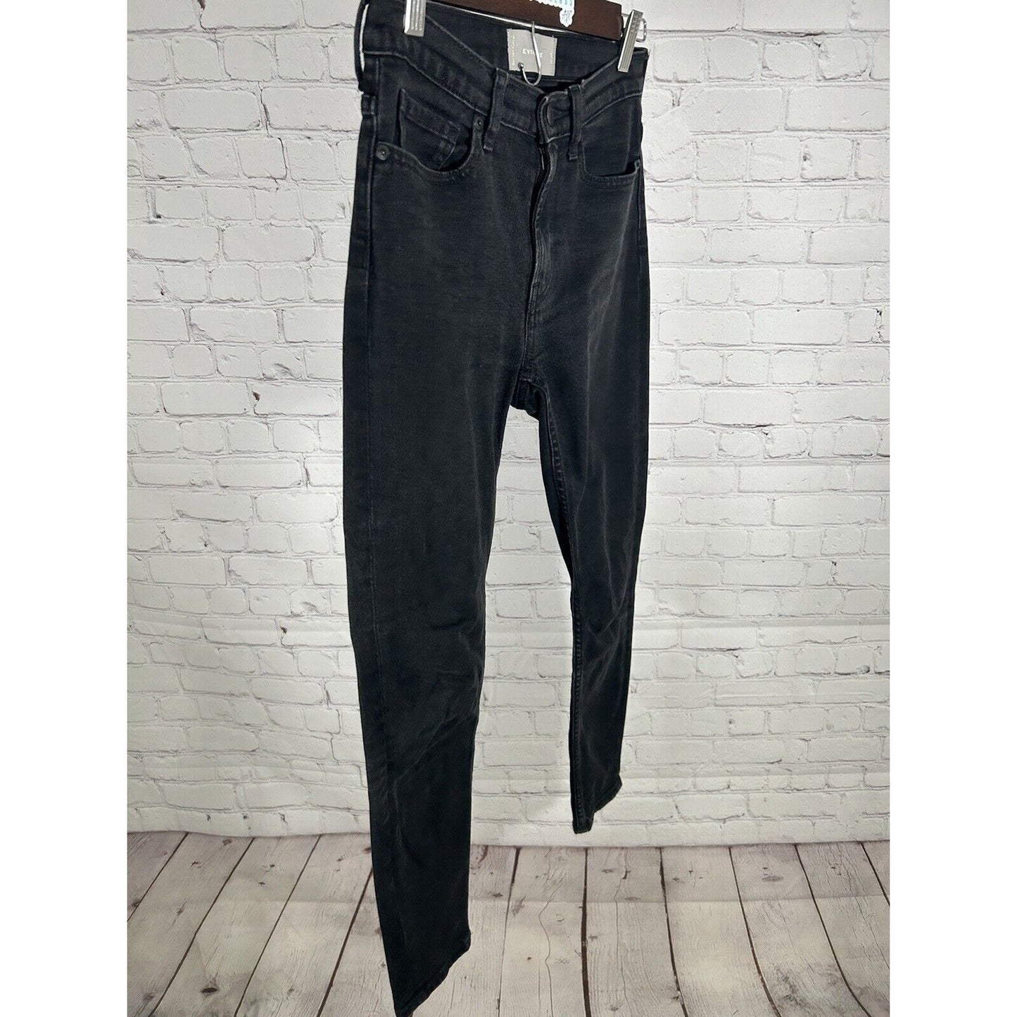 EVERLANE Black High Rise Skinny Ankle Jeans Women’s Size 25 (25 x 26)