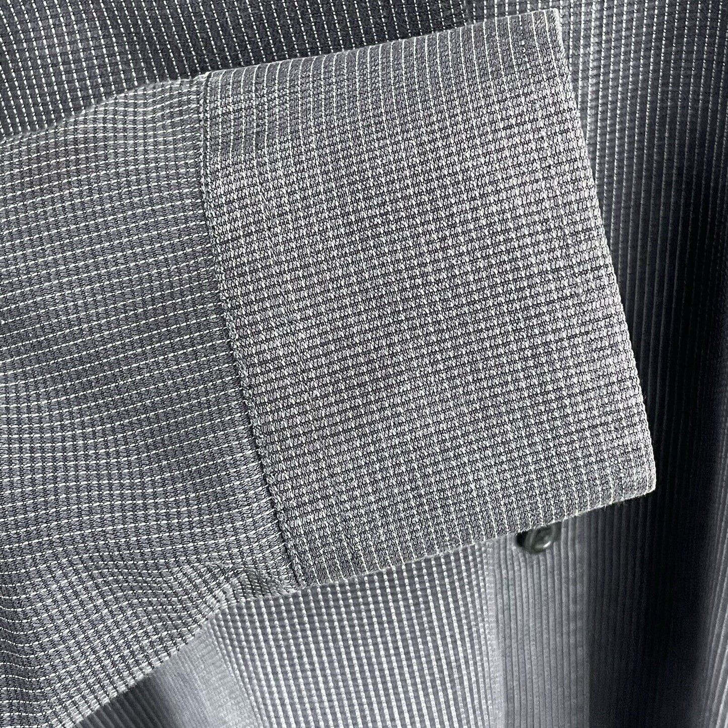 Joseph Abboud Dark Grey Button Down Long Sleeve Collared Dress Shirt Medium M
