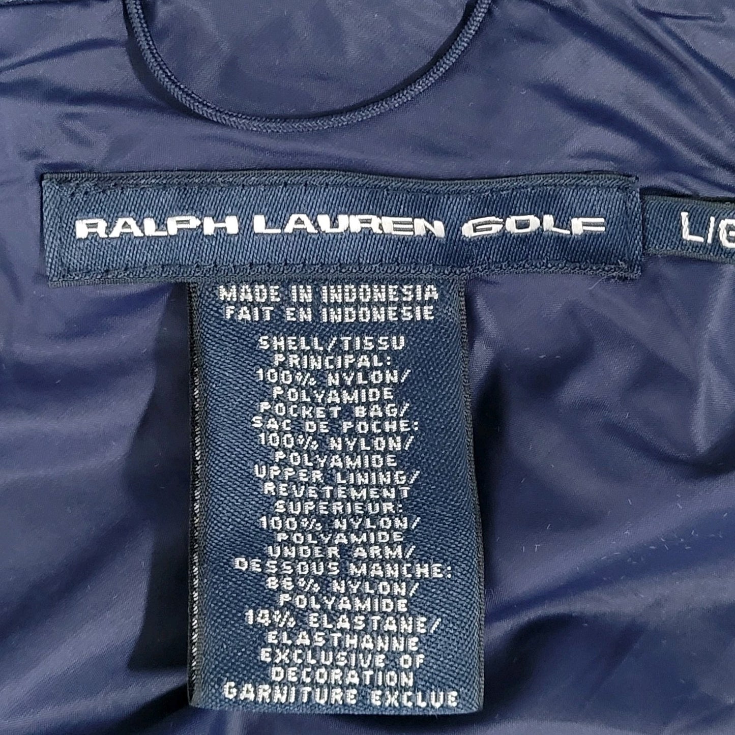 2014 Ralph Lauren Golf US Championship Pinehurst Windbreaker Jacket Size Large
