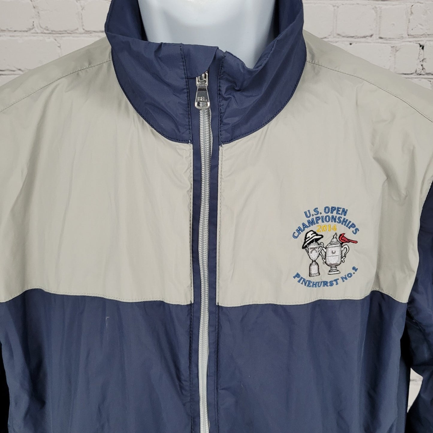 2014 Ralph Lauren Golf US Championship Pinehurst Windbreaker Jacket Size Large