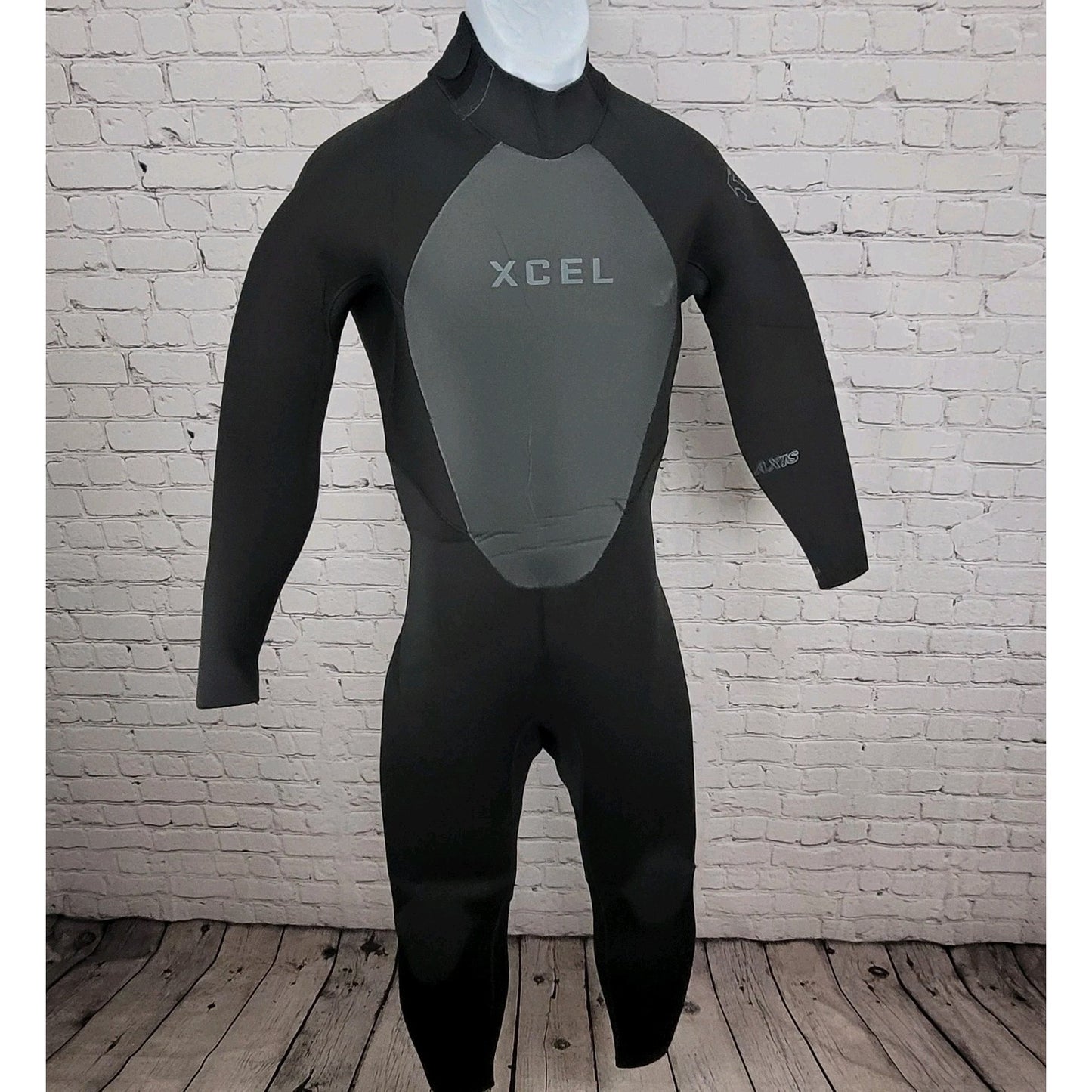 Xcel Axis Black 5/4mm Back Zip Full Long Sleeve Dive Wetsuit Size Large L