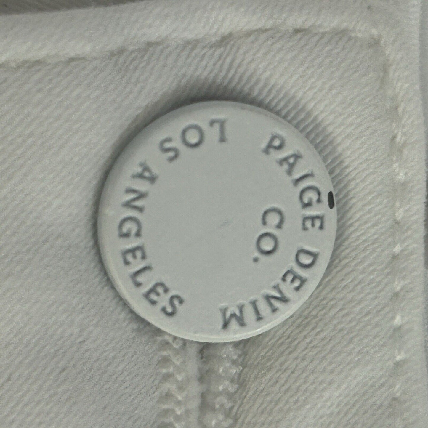 Paige Off White USA Made Verdugo Ankle Mid Rise Jegging Pants Size 31 (31X27)
