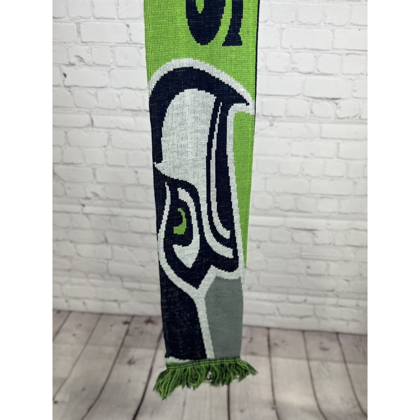 Seattle Seahawks NFL Forever Collectibles Scarf Double Sided w/Fringe
