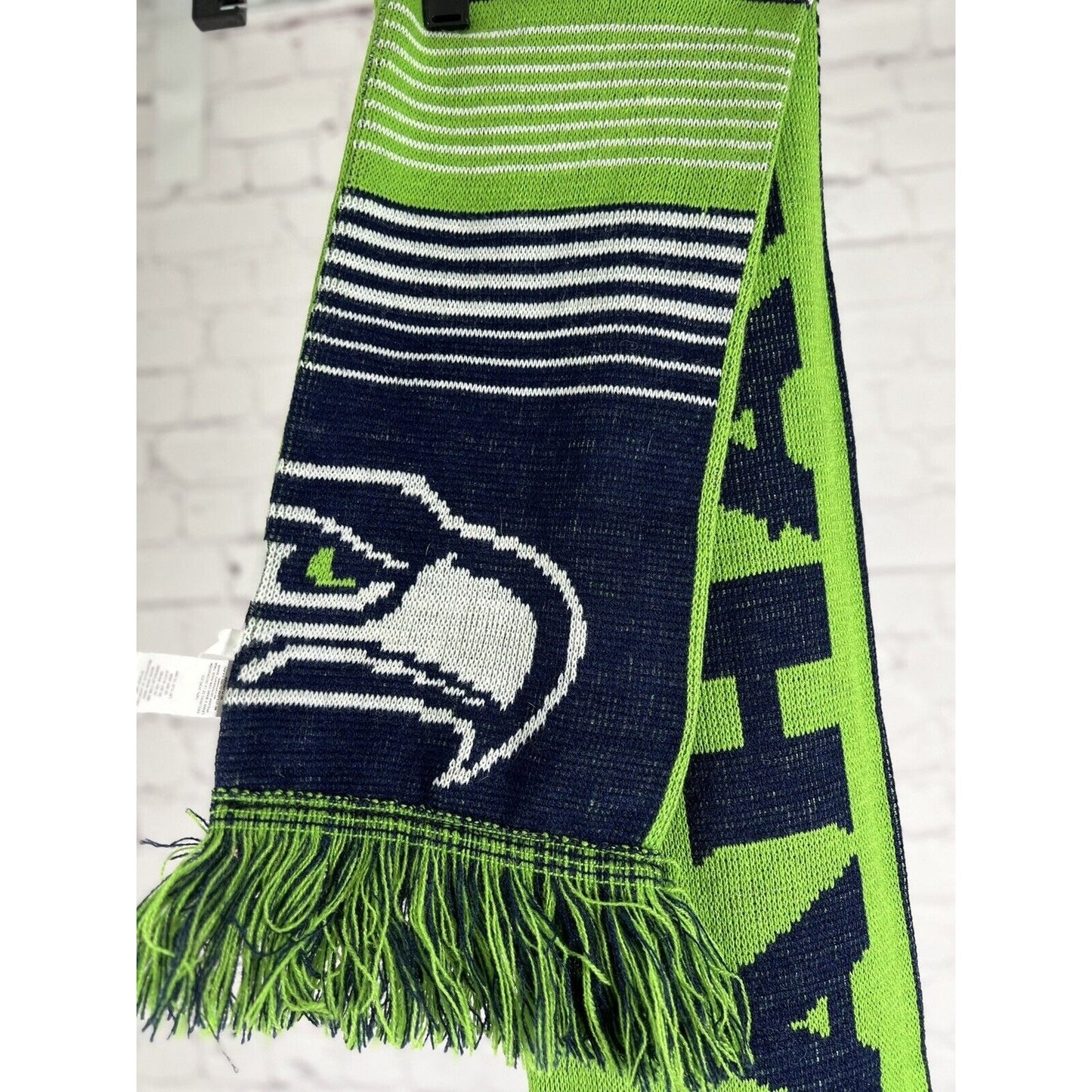 Seattle Seahawks NFL Forever Collectibles Scarf Double Sided w/Fringe