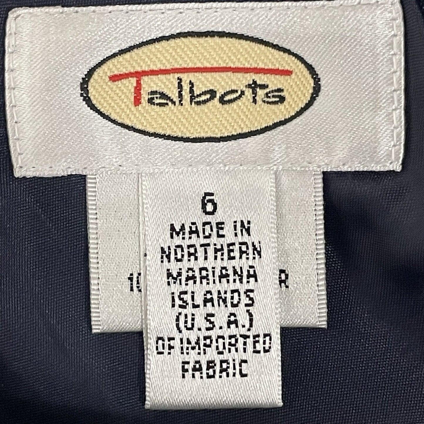 Talbots Dark Blue Wool Pleated A Line Zipped Lined Side Slit USA Skirt Size 6