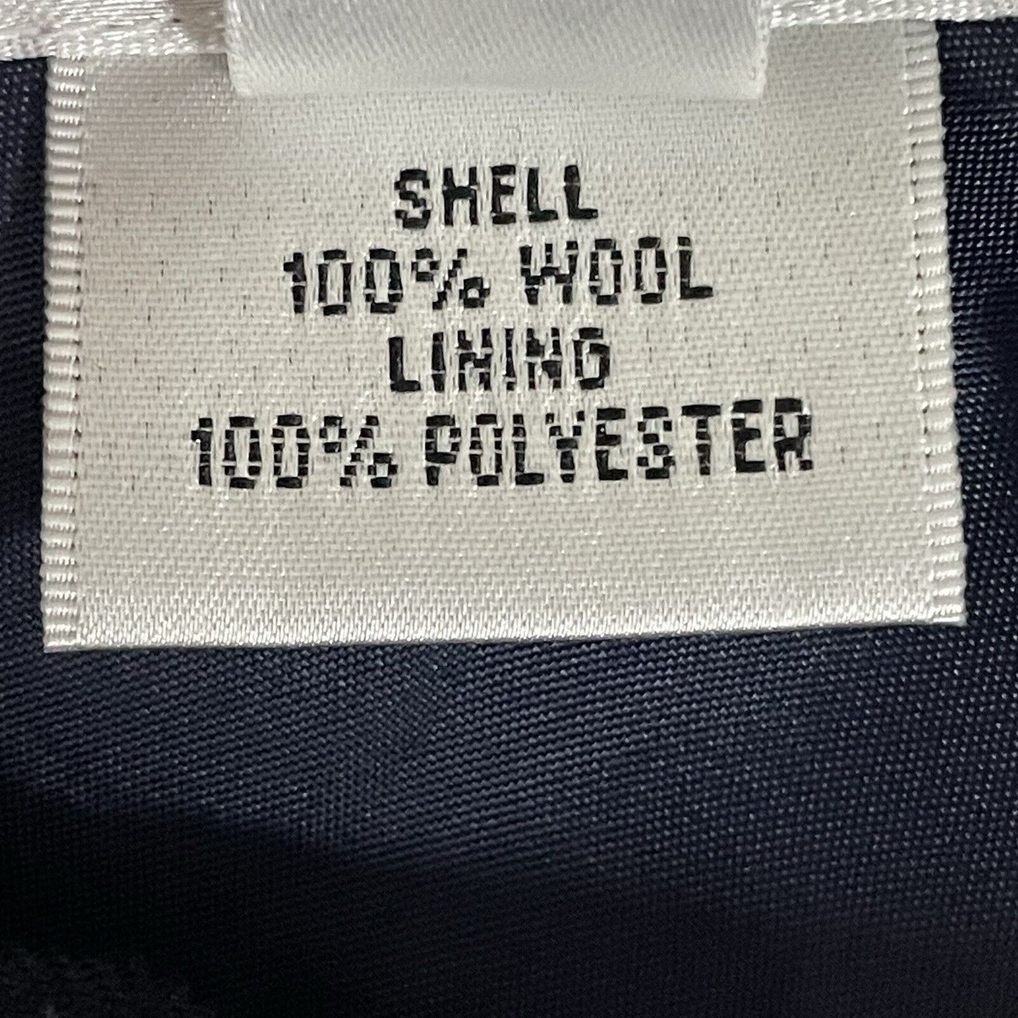 Talbots Dark Blue Wool Pleated A Line Zipped Lined Side Slit USA Skirt Size 6
