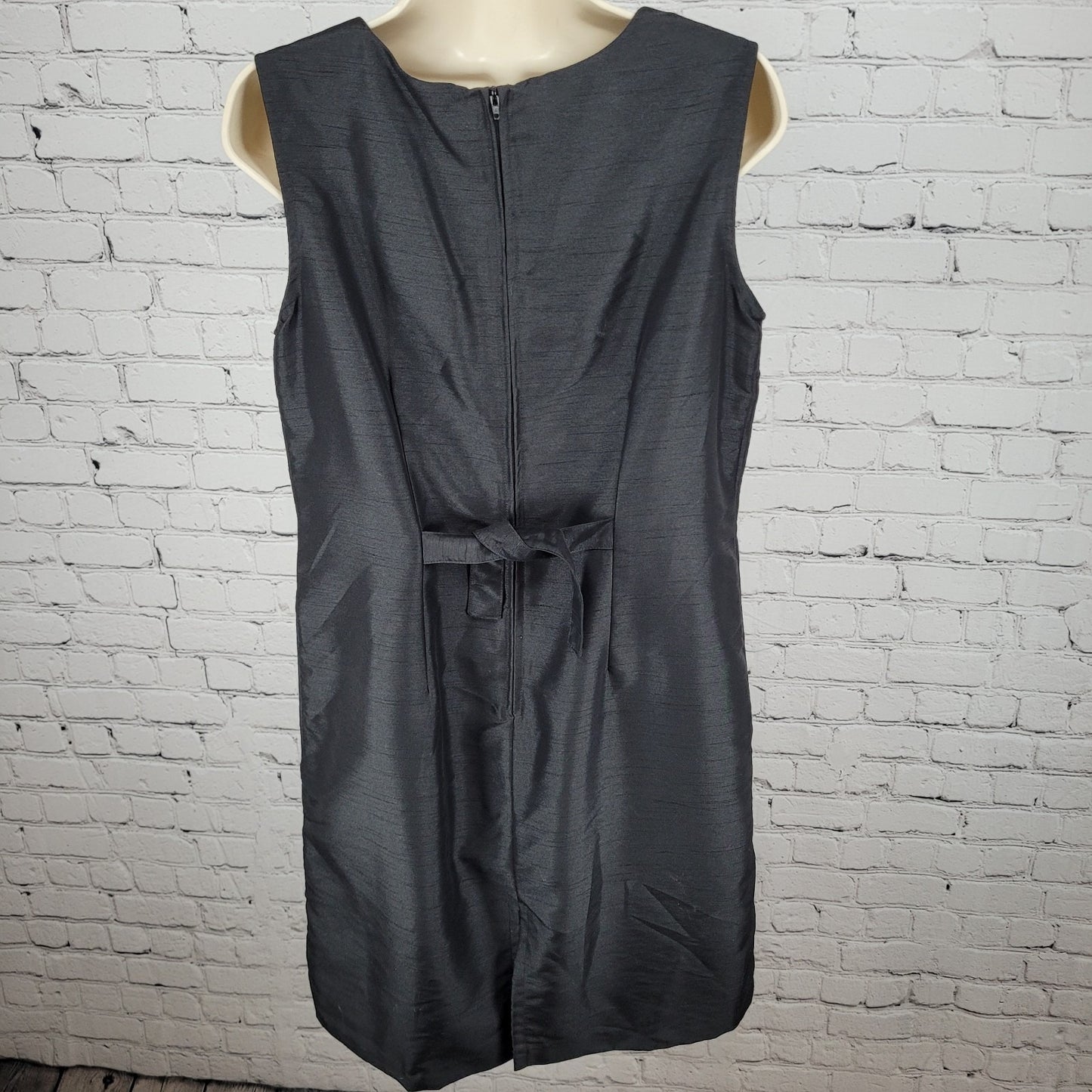 NWT Impressions Workshop Black Sleeveless Lightweight Shift Dress Size Medium M