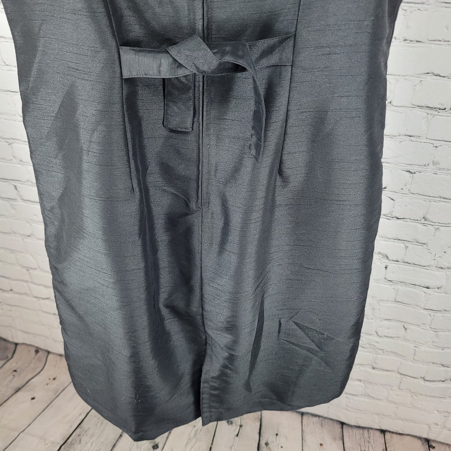 NWT Impressions Workshop Black Sleeveless Lightweight Shift Dress Size Medium M