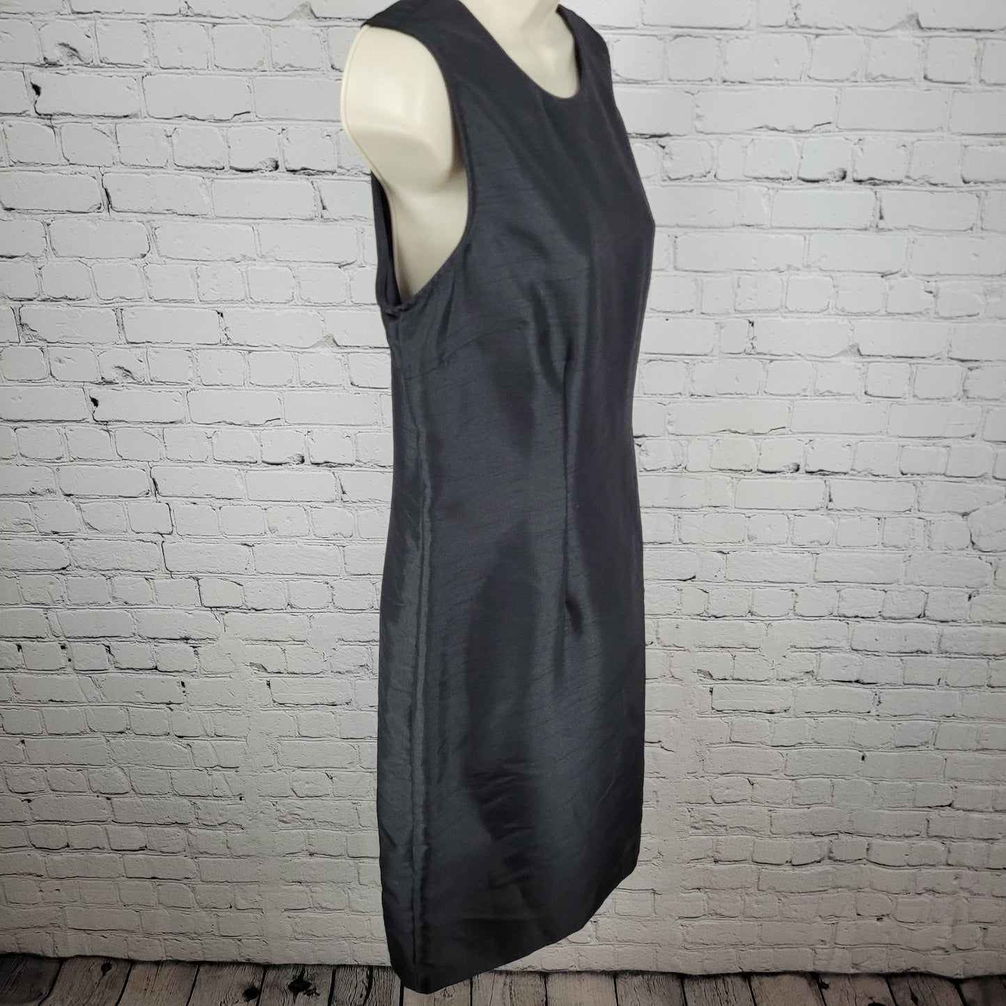 NWT Impressions Workshop Black Sleeveless Lightweight Shift Dress Size Medium M