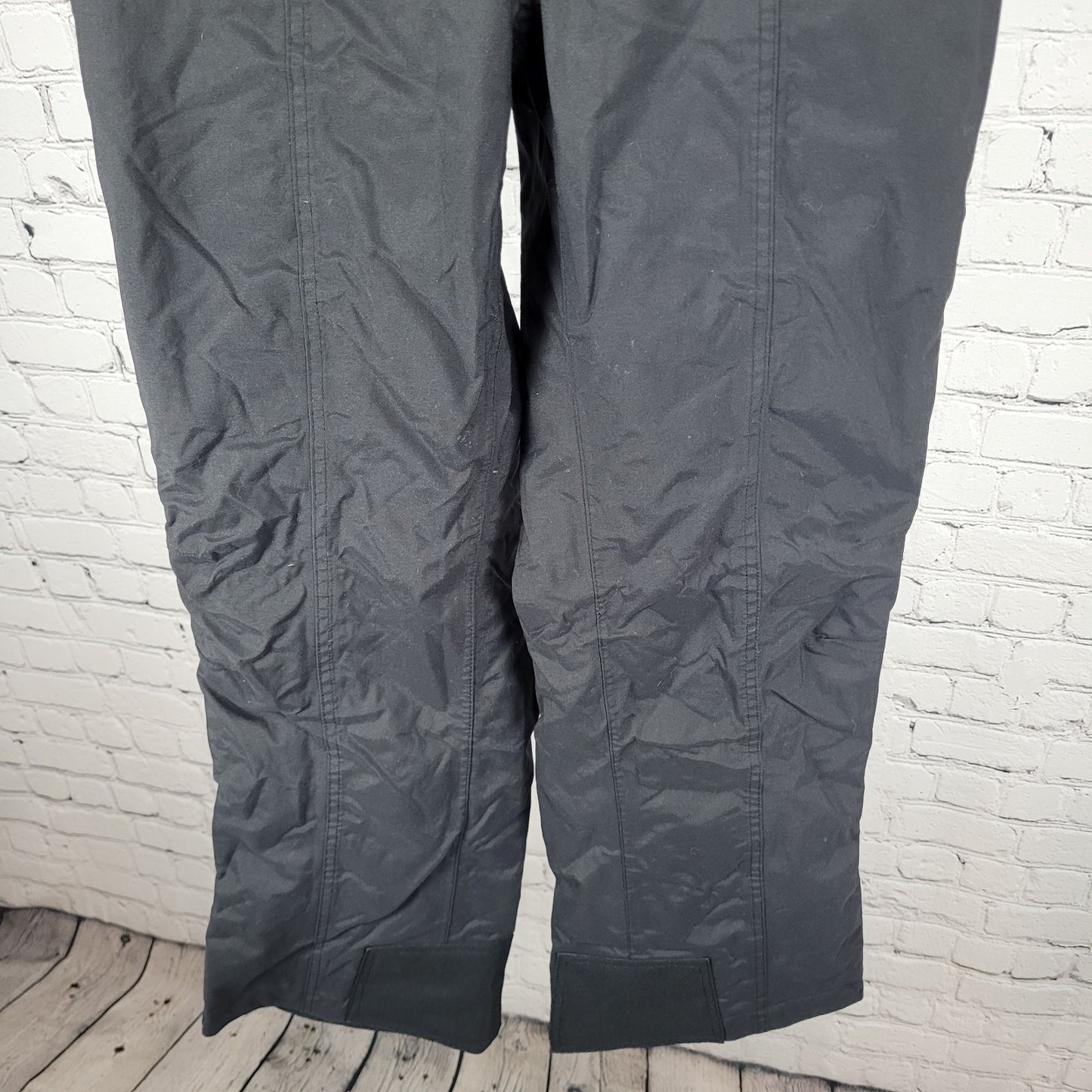 Nordica Black Insulated Elastic Waist Bootcut Ski Snow Pants Size 8 (26x29)