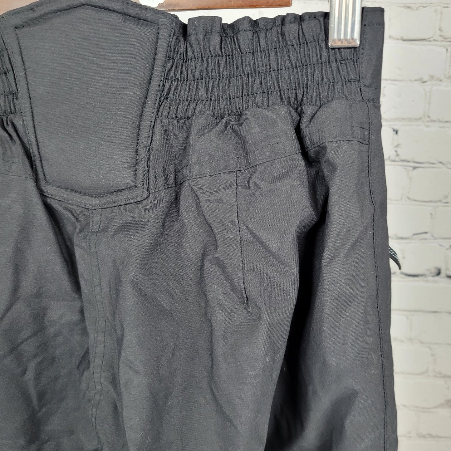 Nordica Black Insulated Elastic Waist Bootcut Ski Snow Pants Size 8 (26x29)