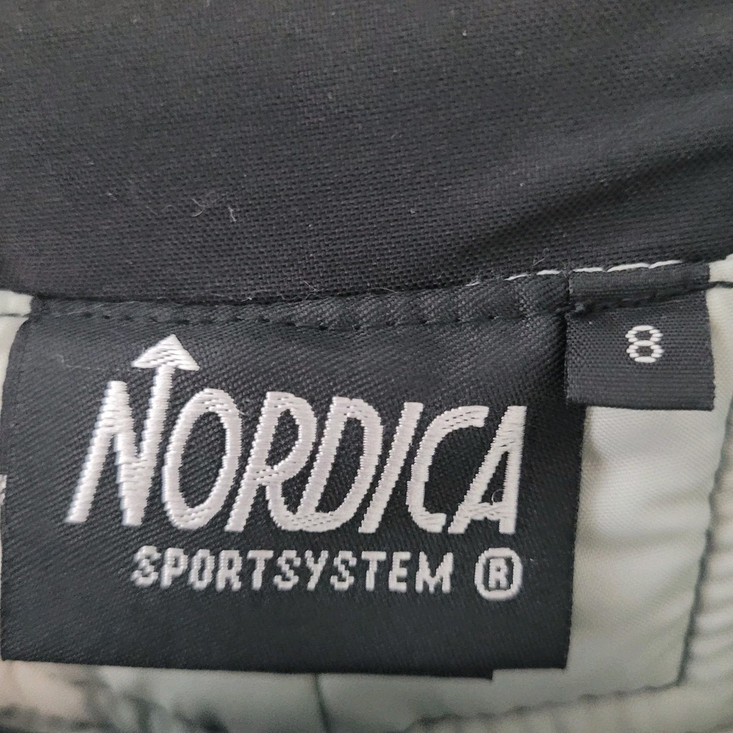 Nordica Black Insulated Elastic Waist Bootcut Ski Snow Pants Size 8 (26x29)