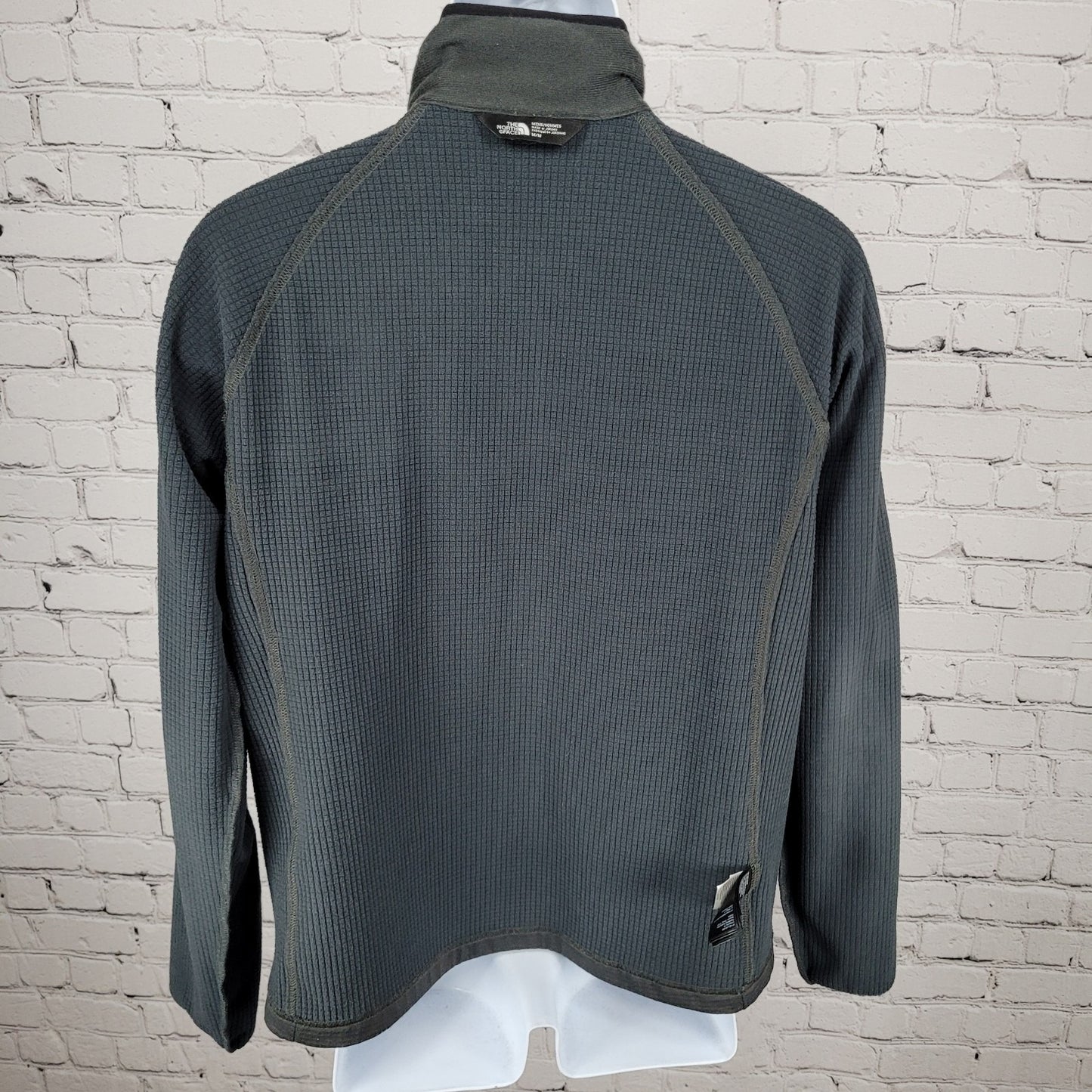 The North Face Grey Full Zip Lightweight Stretch Unlined Jacket Size Medium M