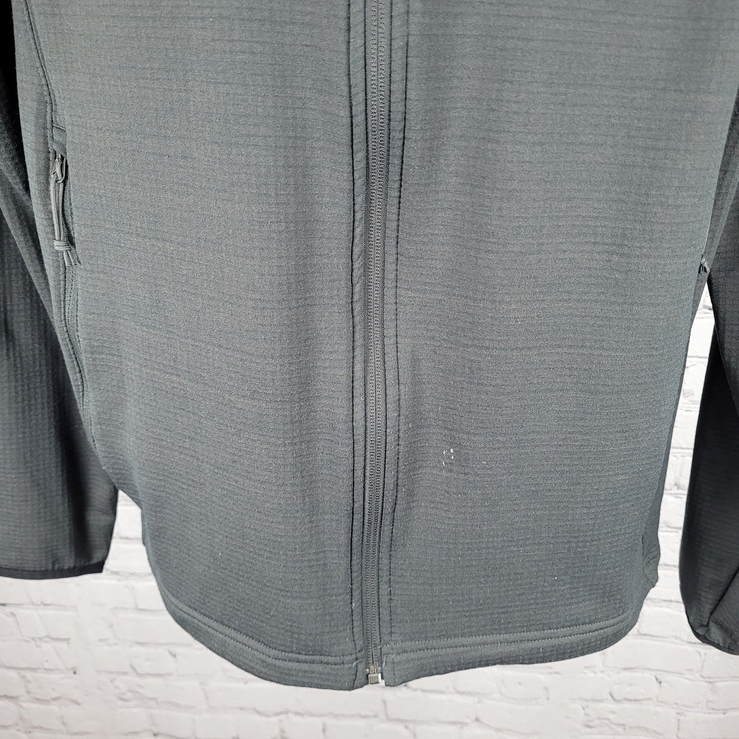 The North Face Grey Full Zip Lightweight Stretch Unlined Jacket Size Medium M