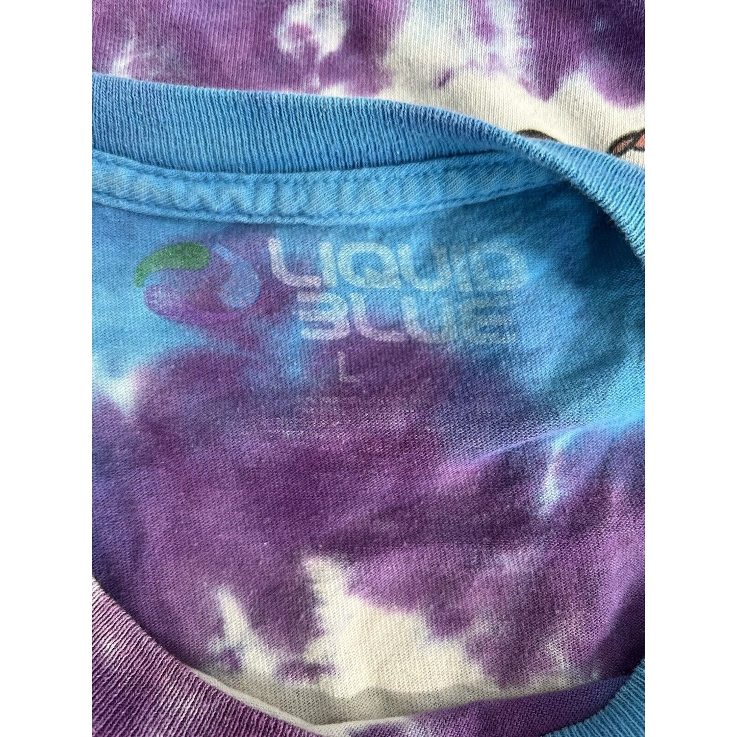 Vintage Liquid Blue Grateful Dead Celtic Mandala Tie Dye T Shirt Unisex Large