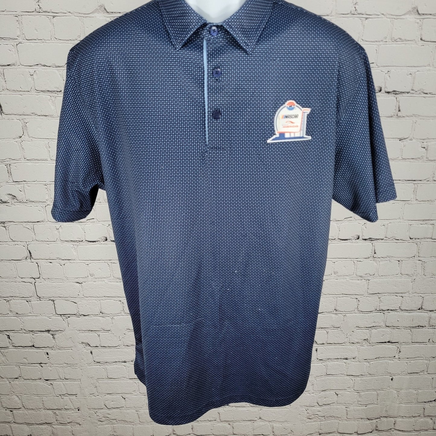 HL Sport Nascar Circuit Of The Americas Bamboo Charcoal Performance Polo Shirt L