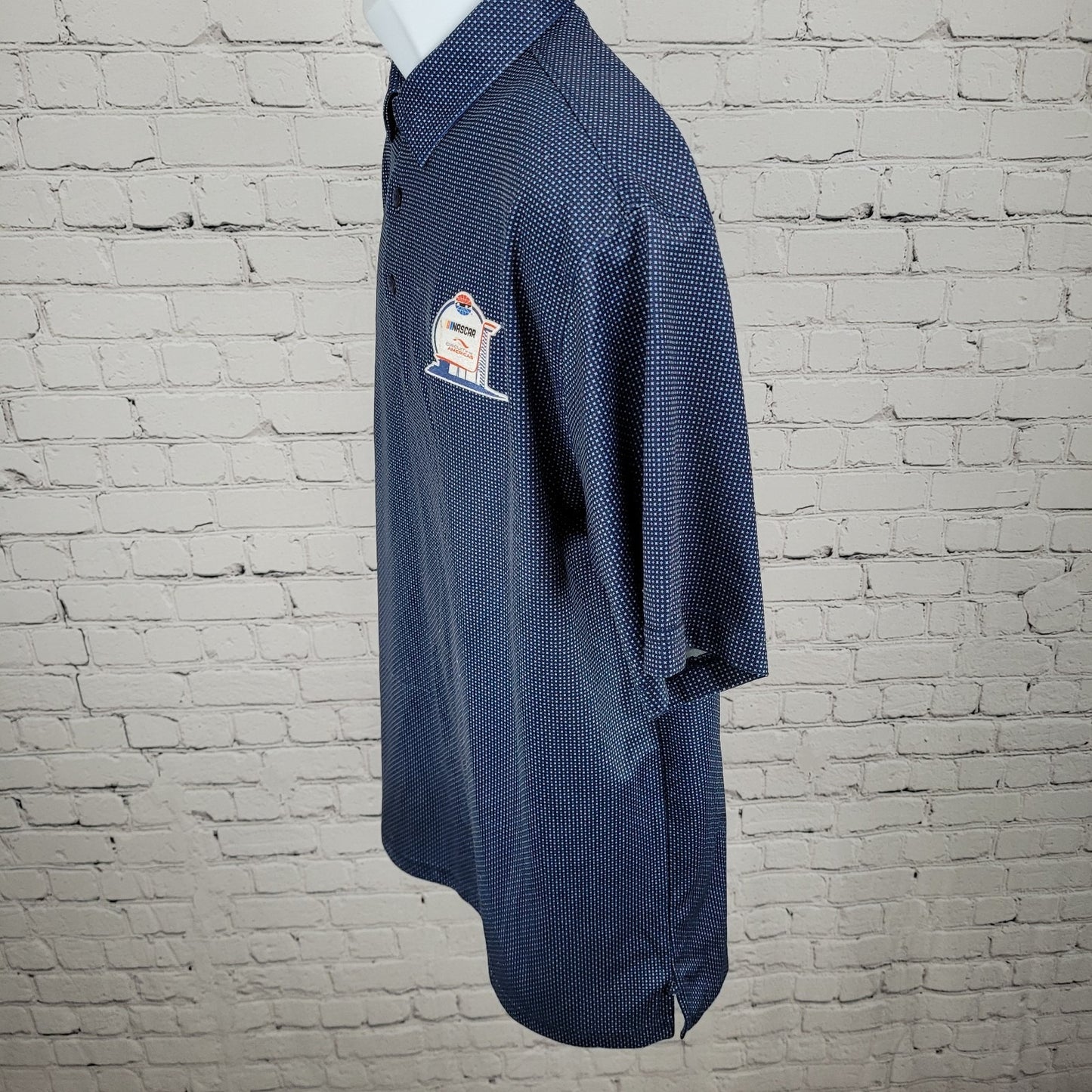 HL Sport Nascar Circuit Of The Americas Bamboo Charcoal Performance Polo Shirt L