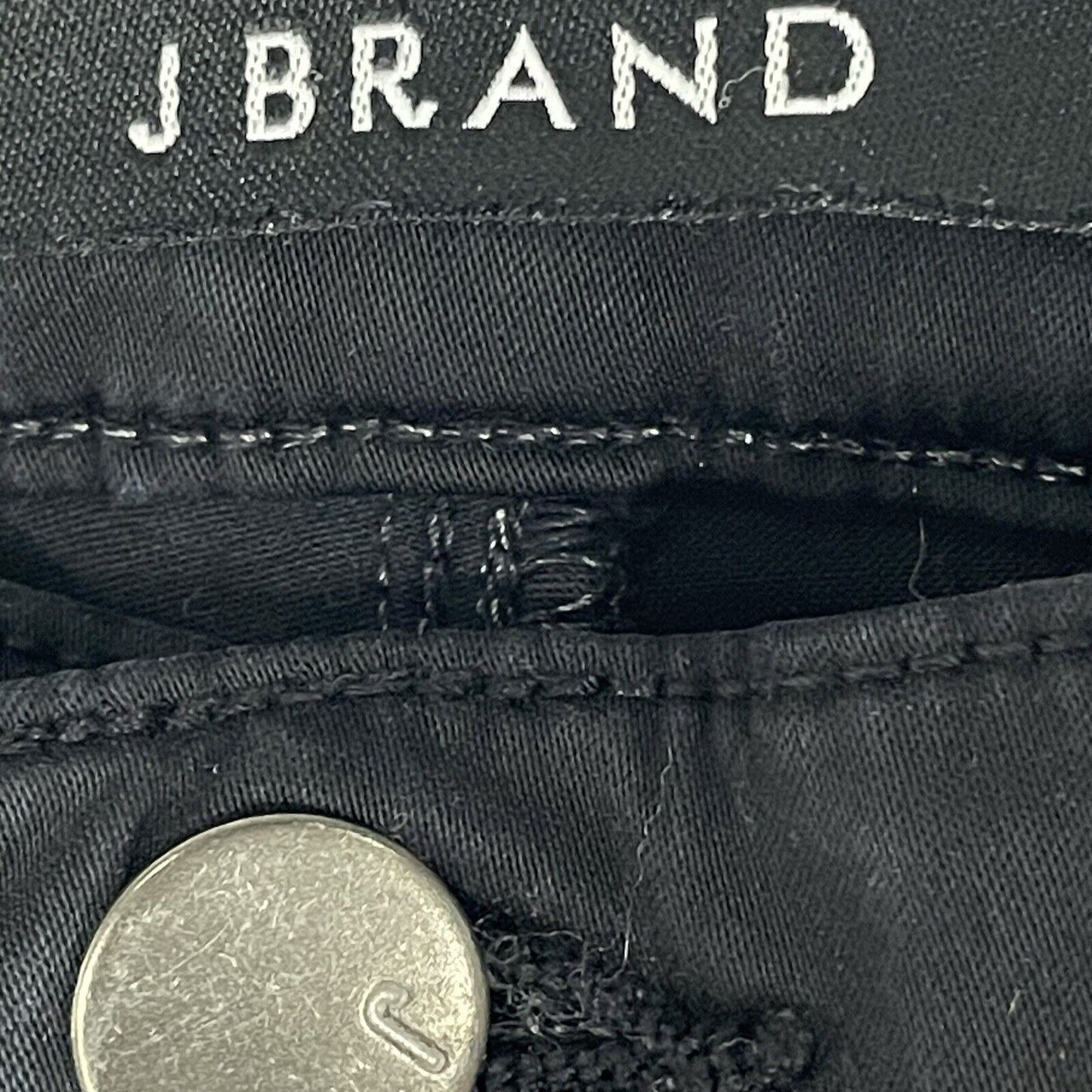 J Brand Black Super Skinny Low Rise Lightweight Pants USA Made Size 24 (25x19)